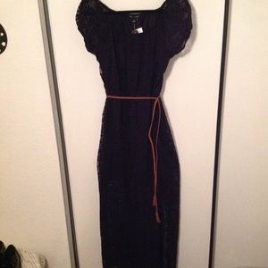 Boho lace maxi dress